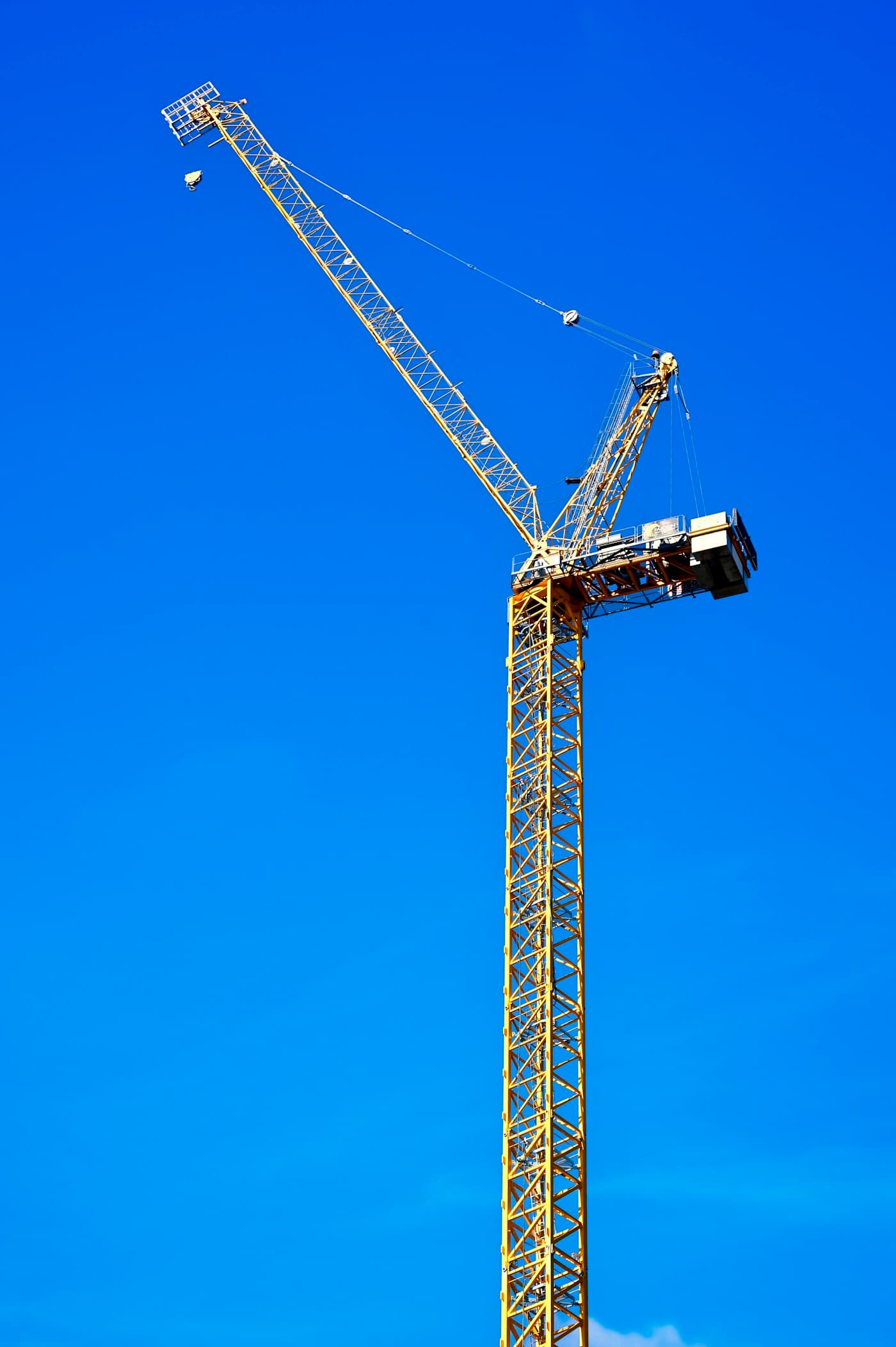 Construction — Tower crane in operation — Kalabairava Global Ventures